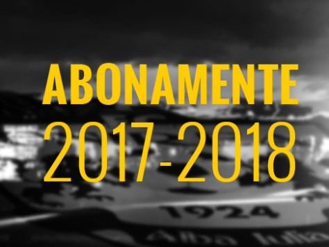 Abonamente pentru sezonul 2017-2018